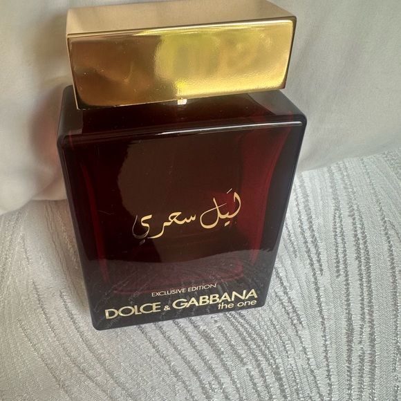 Dolce & Gabbana Other - *EMPTY* Dolce & Gabbana Men's Eau de Parfum Bottle in Deep Red with Gold Cap
